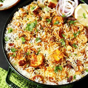 Veg Paneer Biryani